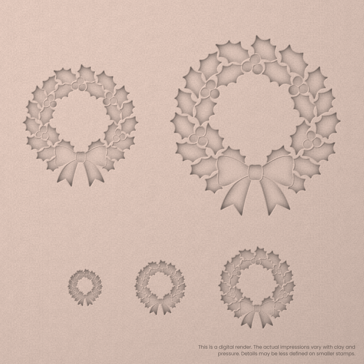 Christmas Wreath Stamps - Ceramind® Tools
