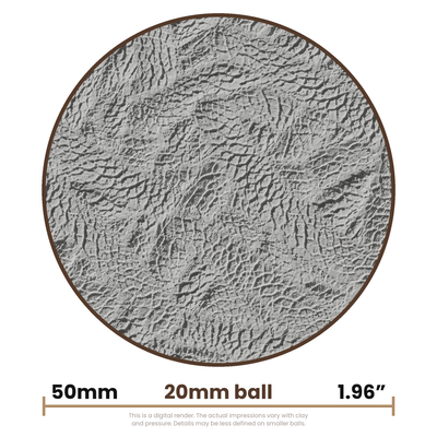 Texture Ball | Leather Skin Texture - Style 01 - Ceramind® Tools
