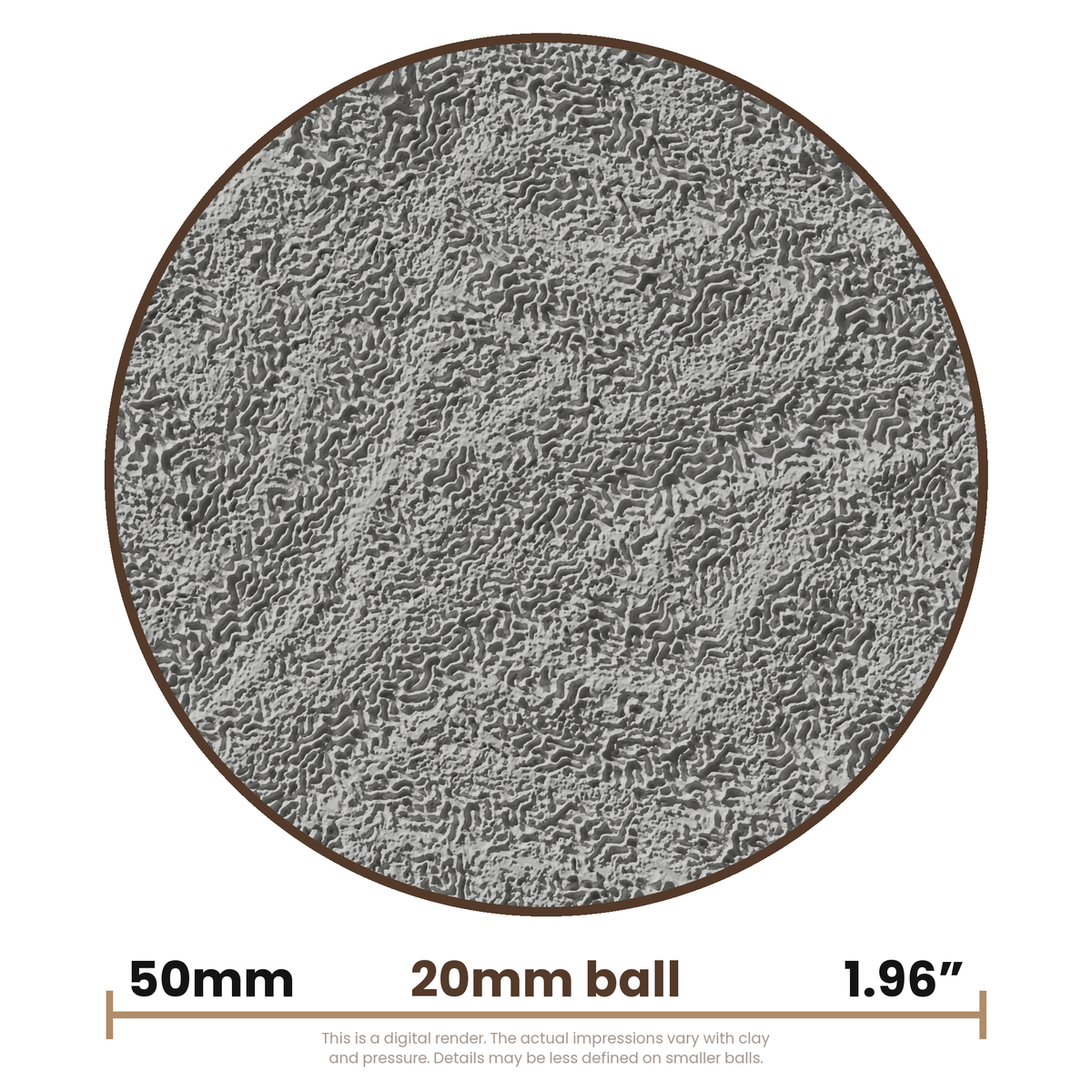 Texture Ball | Coral Texture - Style 01 - Ceramind® Tools