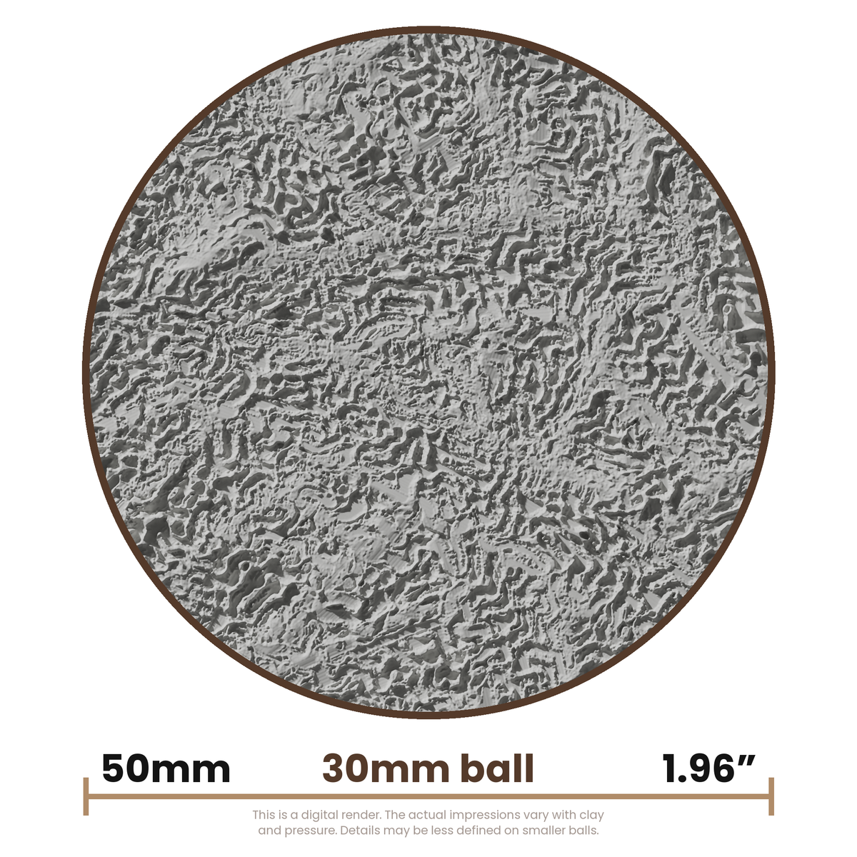 Texture Ball | Coral Texture - Style 01 - Ceramind® Tools