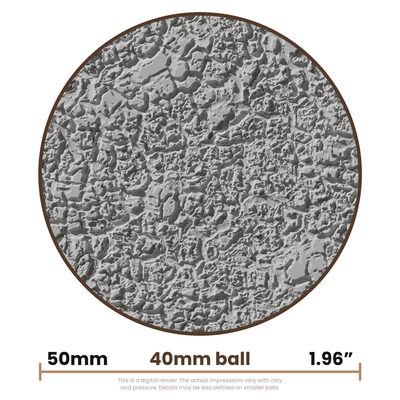 Texture Ball | Cracked Earth Texture - Style 01 - Ceramind® Tools