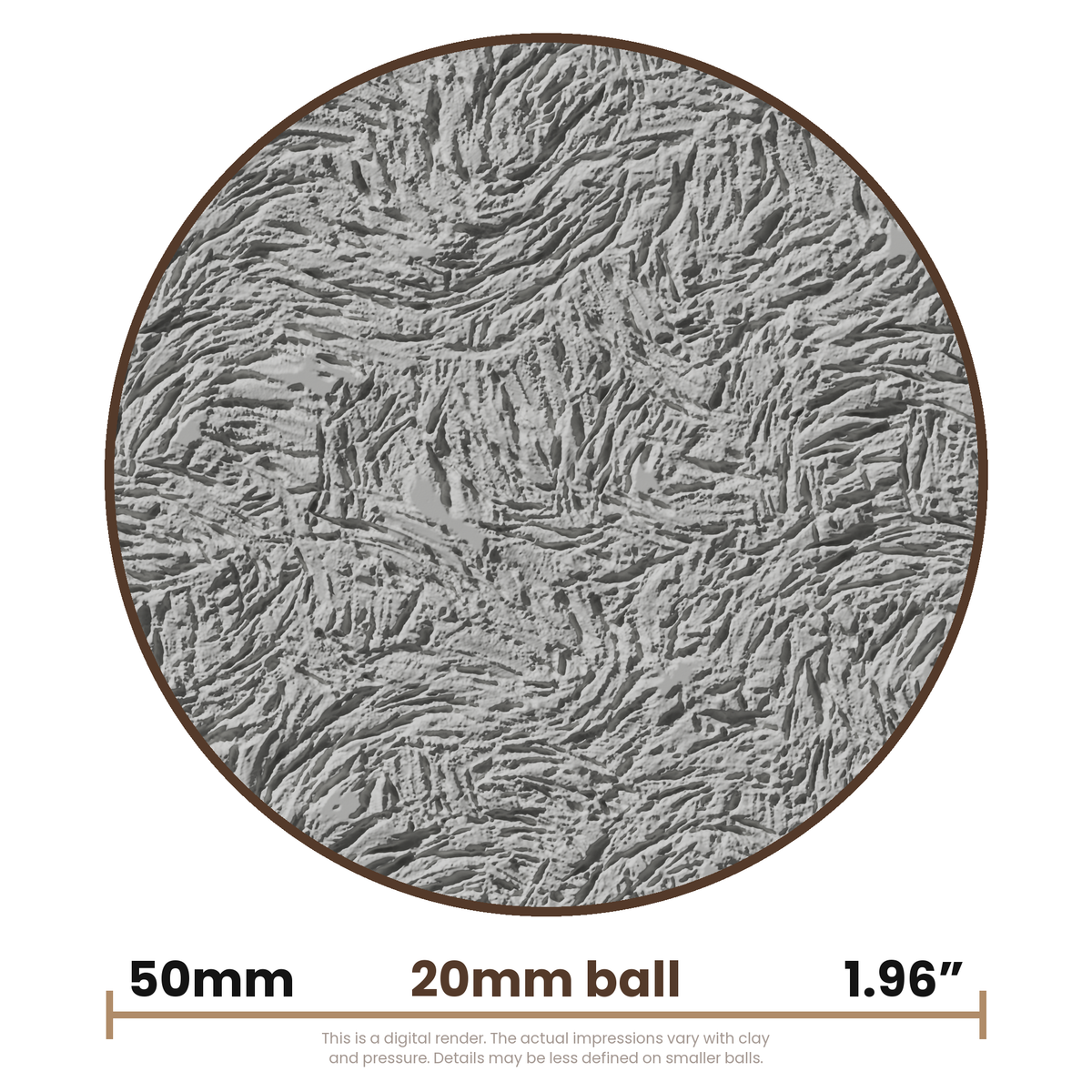 Texture Ball | Feathers Texture - Style 01 - Ceramind® Tools