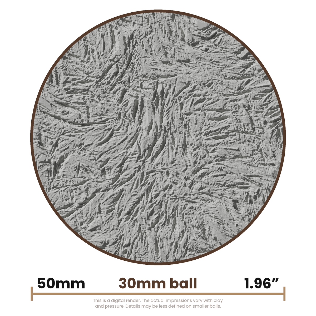 Texture Ball | Feathers Texture - Style 01 - Ceramind® Tools