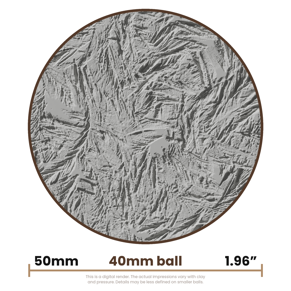 Texture Ball | Feathers Texture - Style 01 - Ceramind® Tools