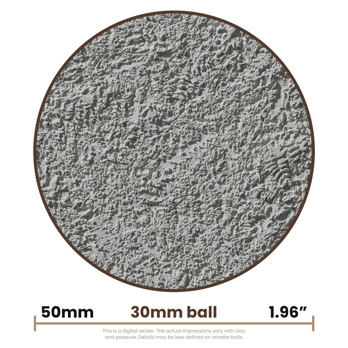 Texture Ball | Ferns Texture - Style 01 - Ceramind® Tools