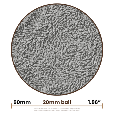 Texture Ball | Ferns Texture - Style 02 - Ceramind® Tools