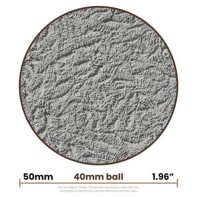 Texture Ball | Ferns Texture - Style 02 - Ceramind® Tools