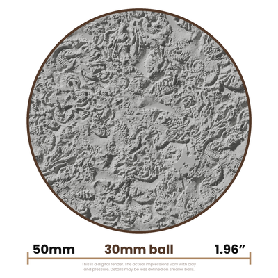Texture Ball | Fossil Texture - Style 01 - Ceramind® Tools