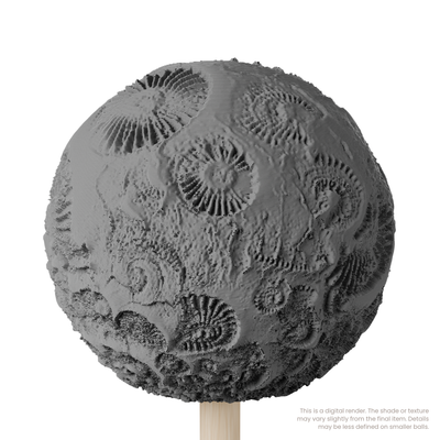 Texture Ball | Fossil Texture - Style 01 - Ceramind® Tools