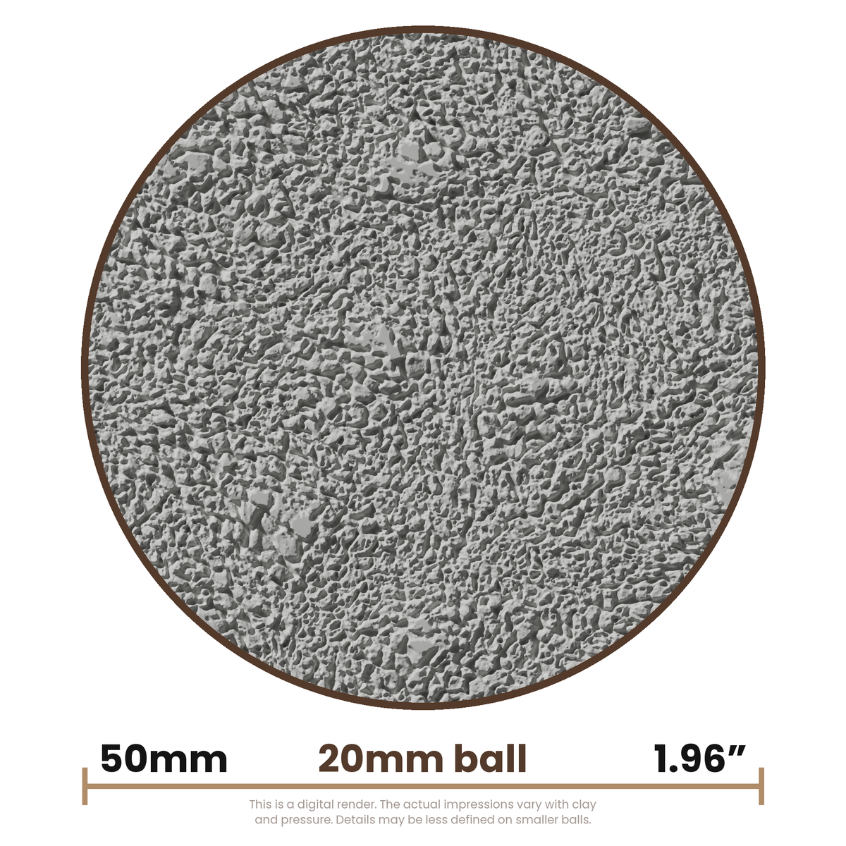 Texture Ball | Gravel Texture - Style 01 - Ceramind® Tools