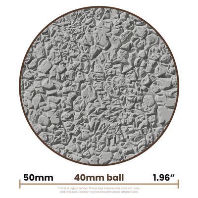 Texture Ball | Gravel Texture - Style 01 - Ceramind® Tools