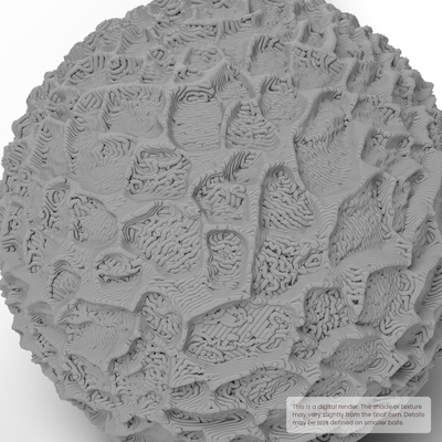 Texture Ball | Gravel Texture - Style 01 - Ceramind® Tools