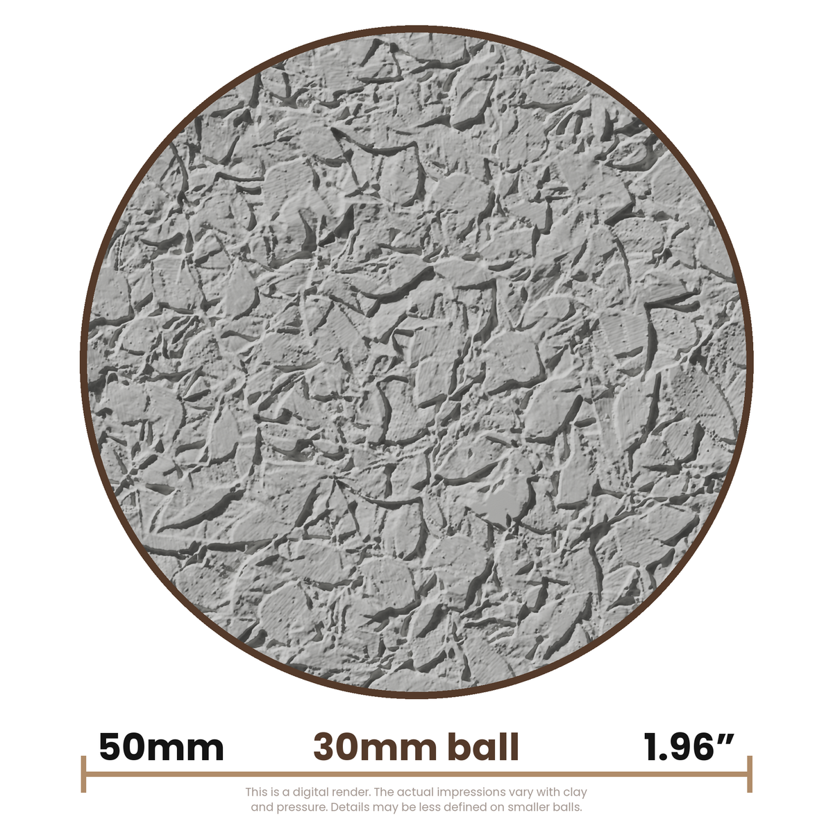 Texture Ball | Leaves Texture - Style 01 - Ceramind® Tools