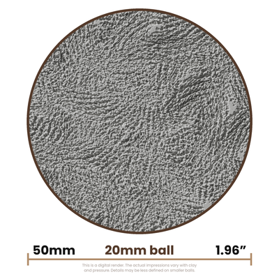 Texture Ball | Reptile Skin Texture - Style 01 - Ceramind® Tools