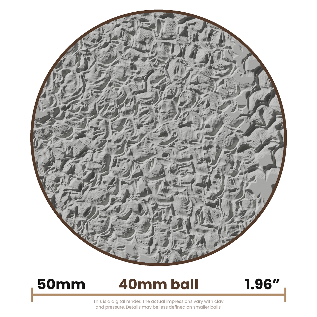 Texture Ball | Scales Texture - Style 01 - Ceramind® Tools