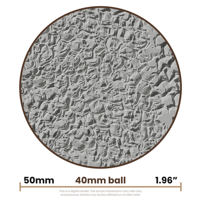 Texture Ball | Scales Texture - Style 01 - Ceramind® Tools
