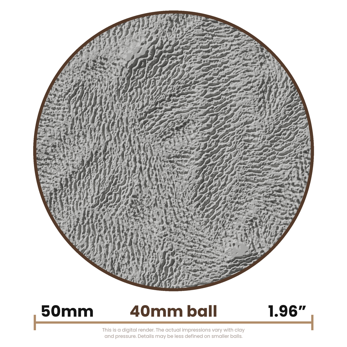 Texture Ball | Skin Pores Texture - Style 01 - Ceramind® Tools