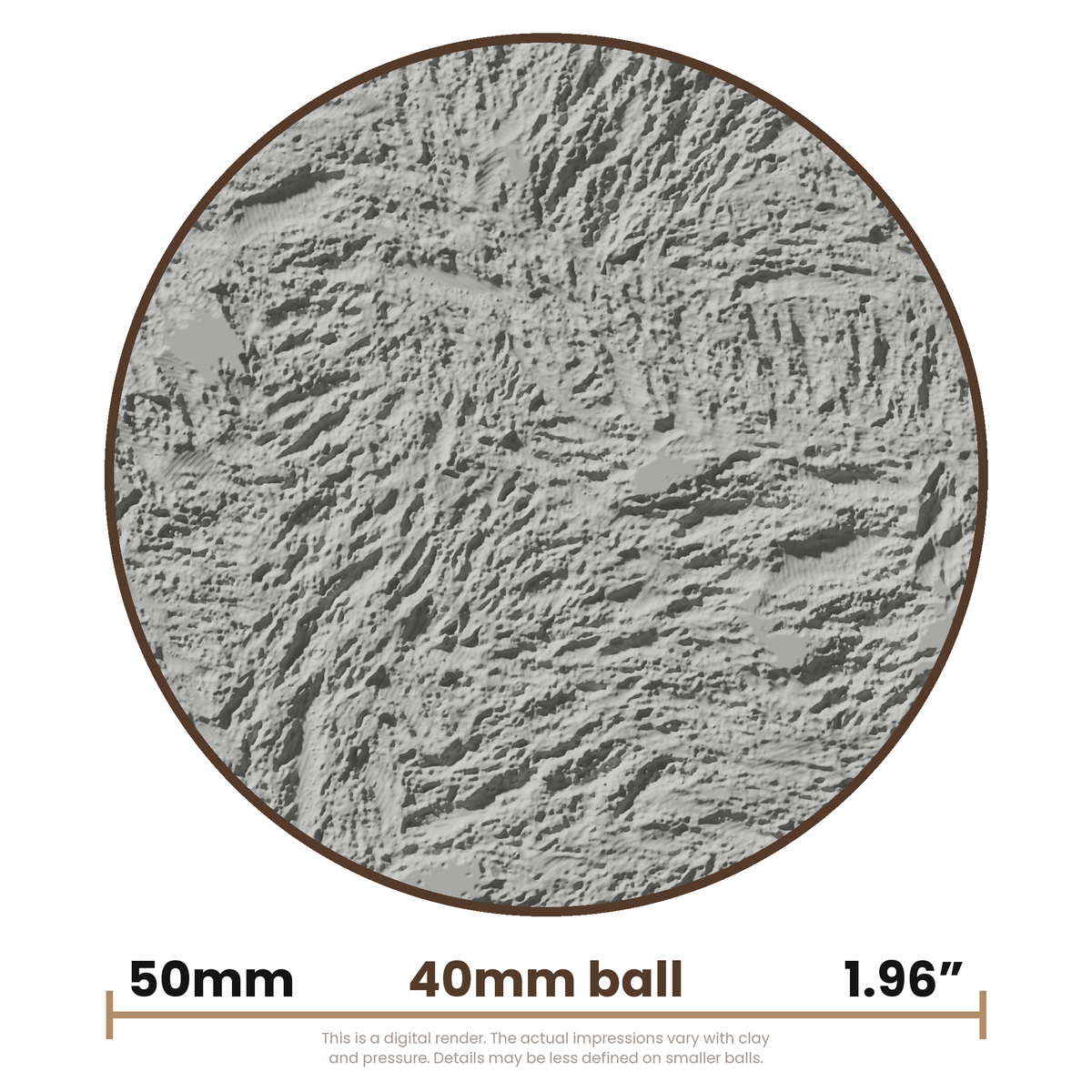 Texture Ball | Skin Pores Texture - Style 02 - Ceramind® Tools