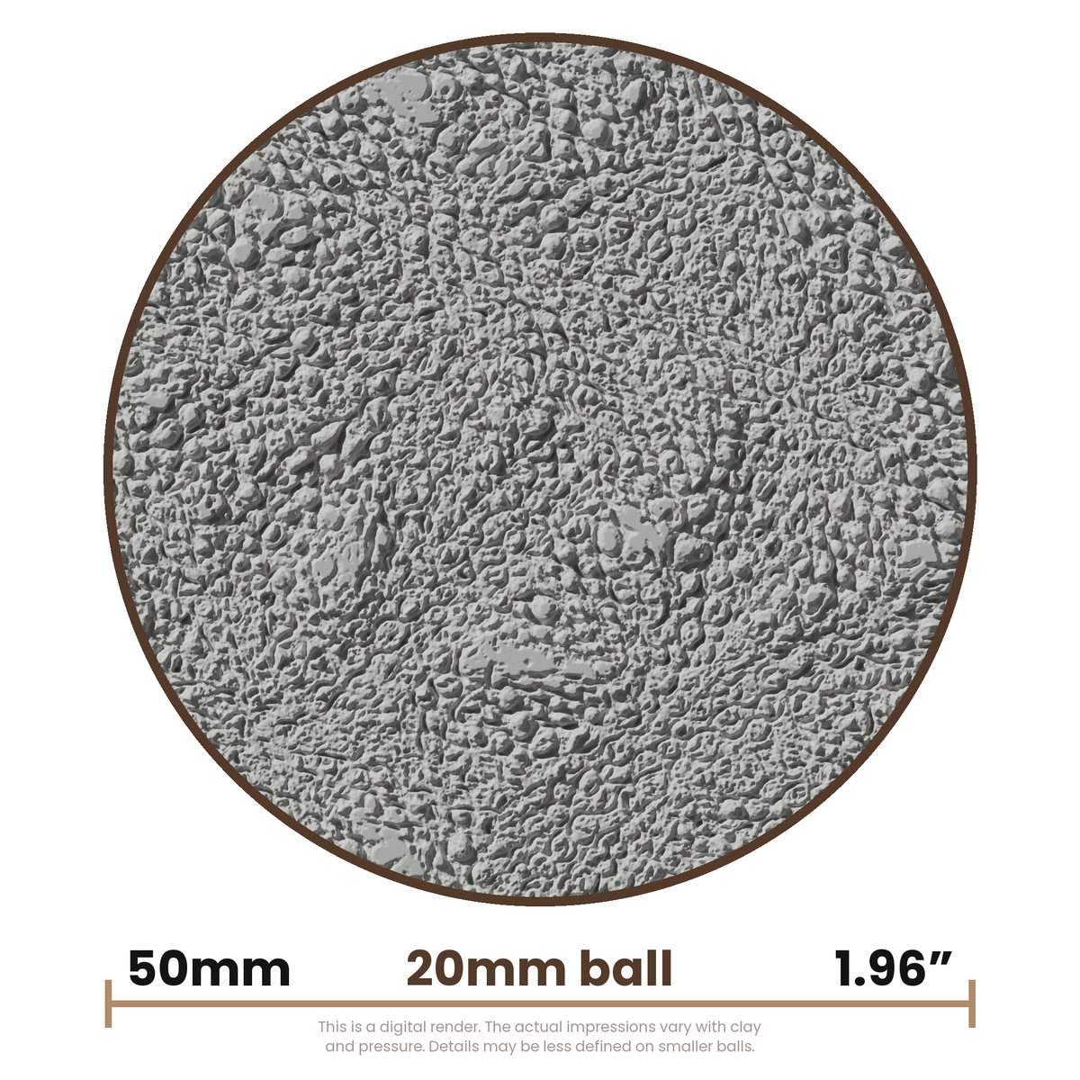 Texture Ball | Toad Skin Texture - Style 01 - Ceramind® Tools