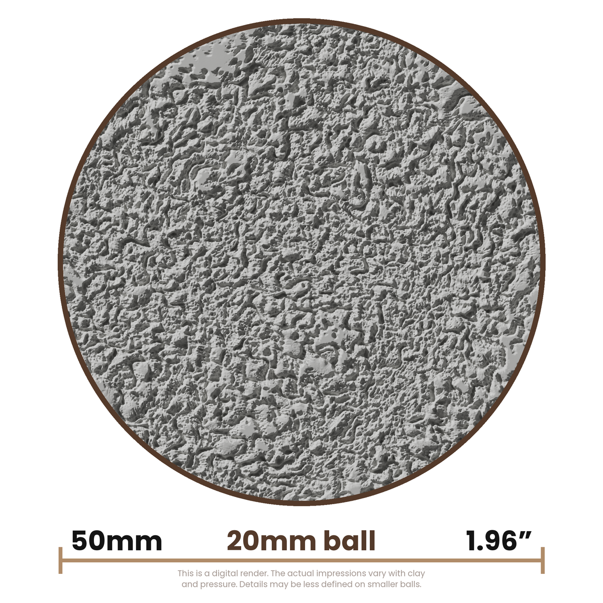 Texture Ball | Coral Texture - Style 02 - Ceramind® Tools