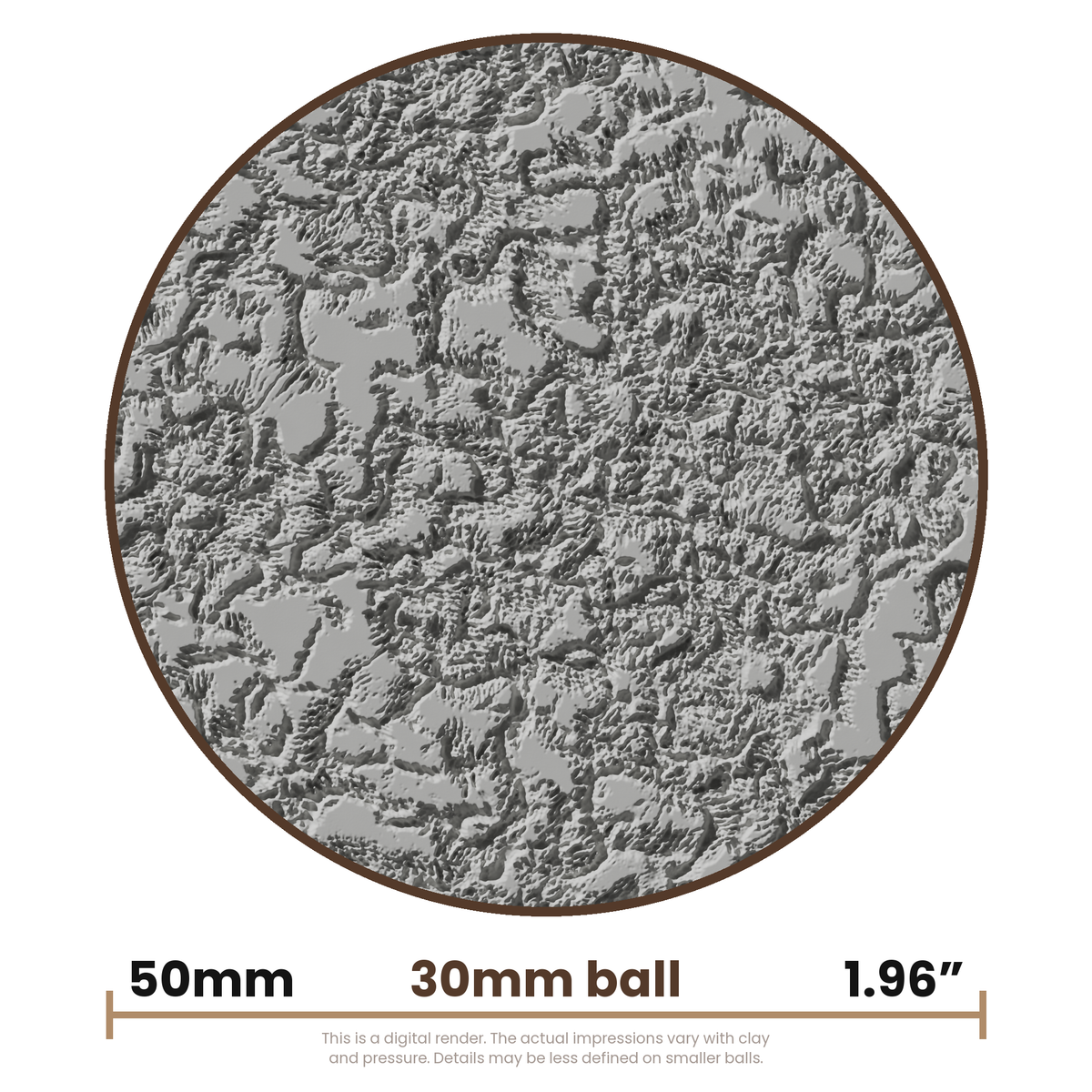 Texture Ball | Coral Texture - Style 02 - Ceramind® Tools