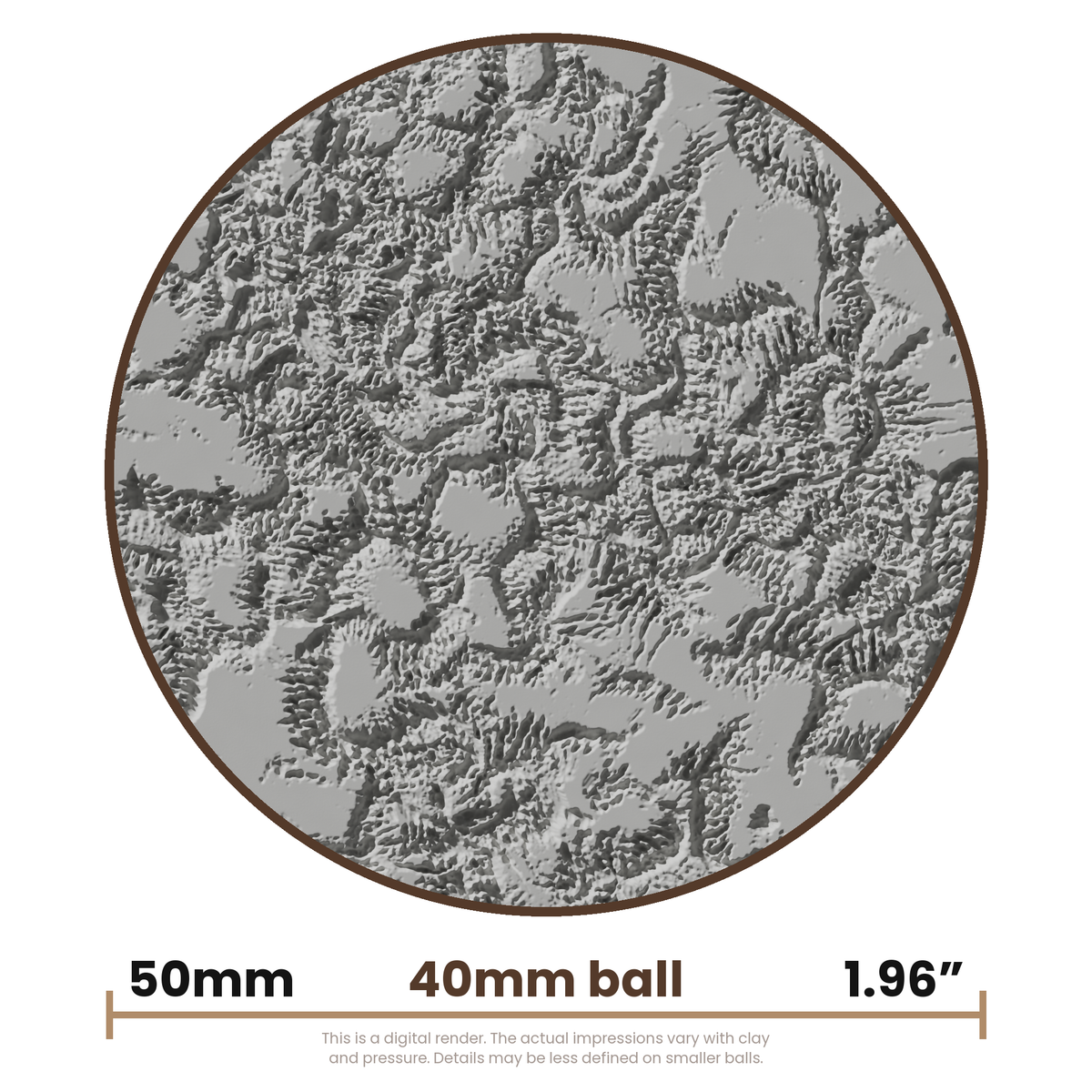 Texture Ball | Coral Texture - Style 02 - Ceramind® Tools