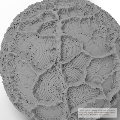 Texture Ball | Coral Texture - Style 03 - Ceramind® Tools