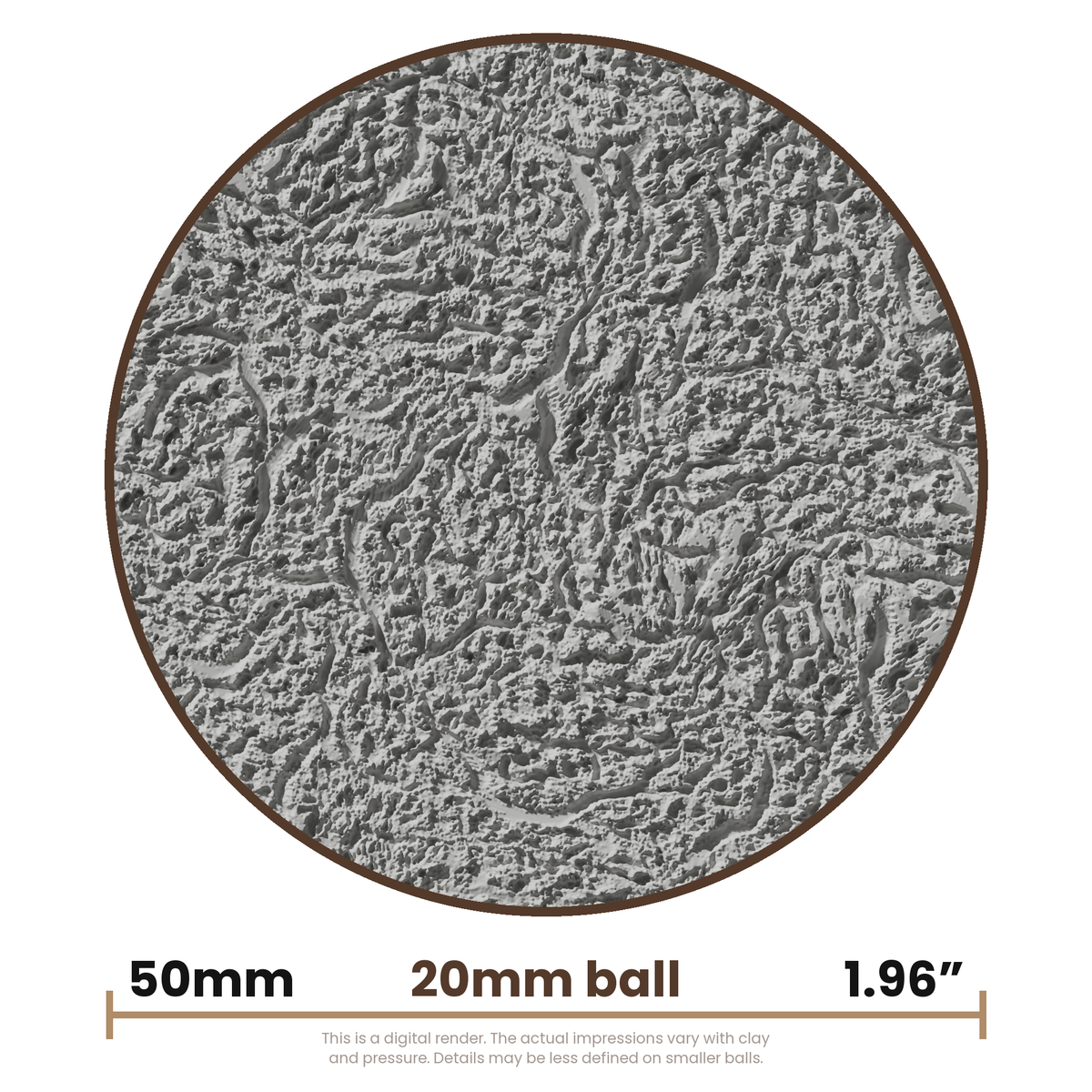Texture Ball | Coral Texture - Style 04 - Ceramind® Tools