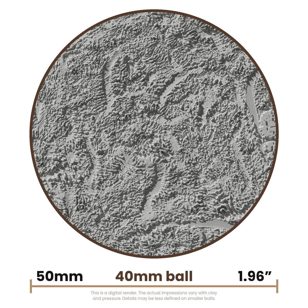 Texture Ball | Coral Texture - Style 04 - Ceramind® Tools