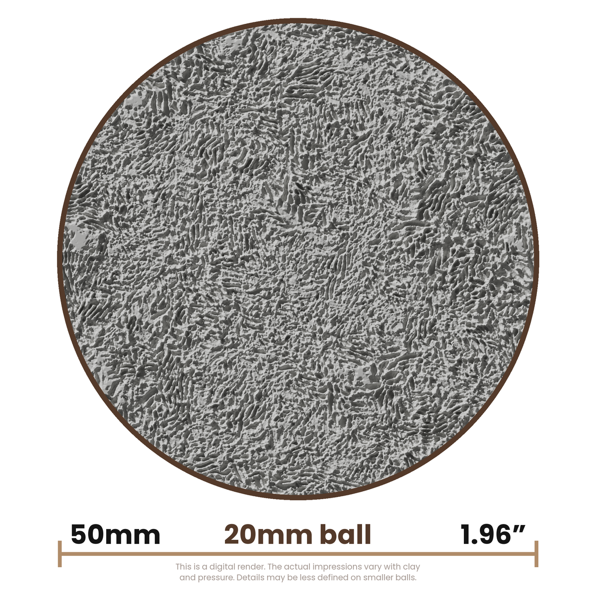 Texture Ball | Abstract Leaves Texture - Style 01 - Ceramind® Tools