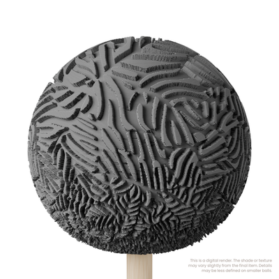 Texture Ball | Abstract Leaves Texture - Style 01 - Ceramind® Tools