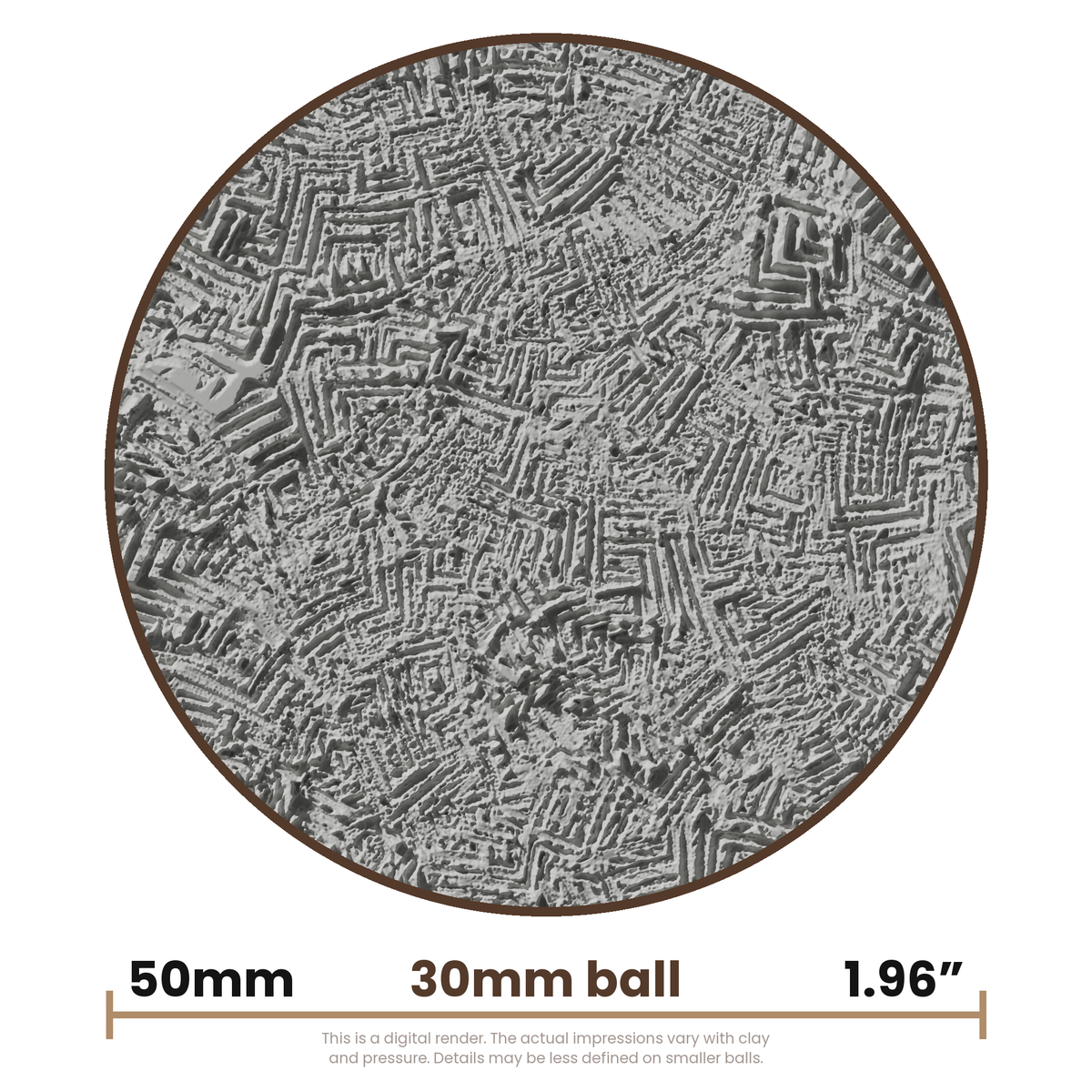 Texture Ball | Geometric Texture - Style 01 - Ceramind® Tools