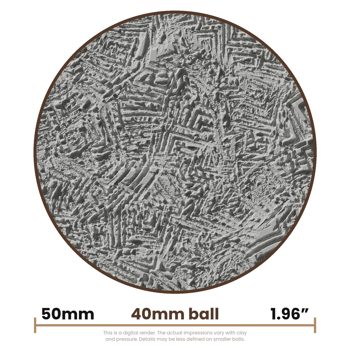 Texture Ball | Geometric Texture - Style 01 - Ceramind® Tools