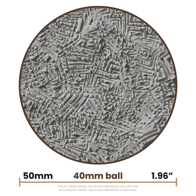 Texture Ball | Geometric Texture - Style 01 - Ceramind® Tools