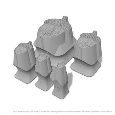 Acorn Stamps - Photo Textured - Ceramind® Tools