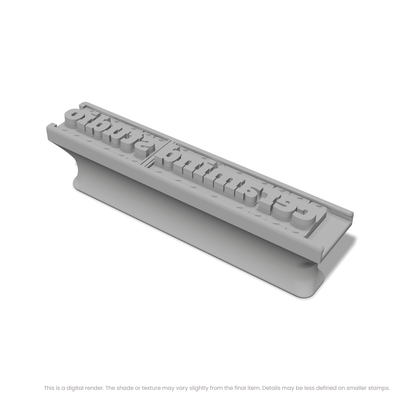 Alfa Slab One | Font Rail Stamp Sets | Letters, Numbers, and Symbols - Ceramind® Tools