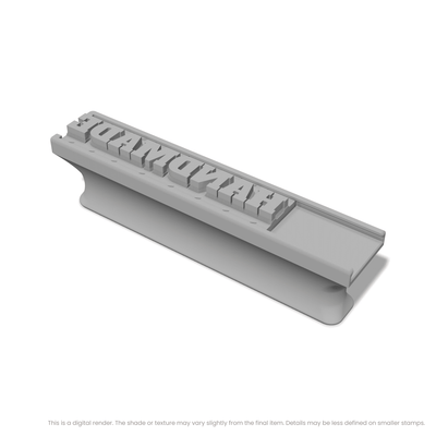 Alfa Slab One | Font Rail Stamp Sets | Letters, Numbers, and Symbols - Ceramind® Tools