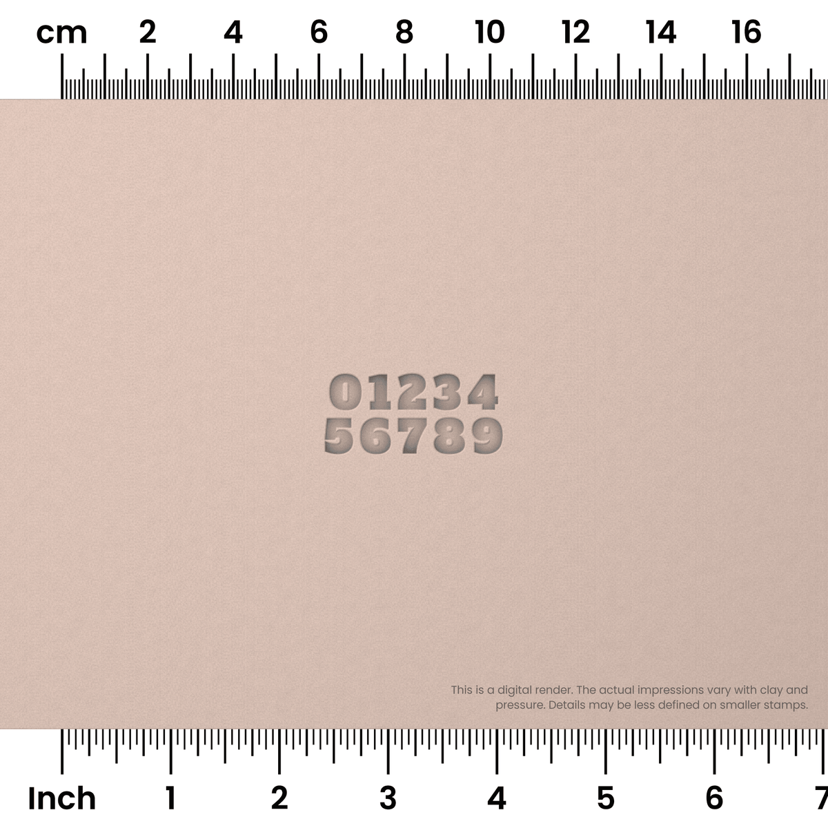 Alfa Slab One | Number Stamp Sets - Ceramind® Tools