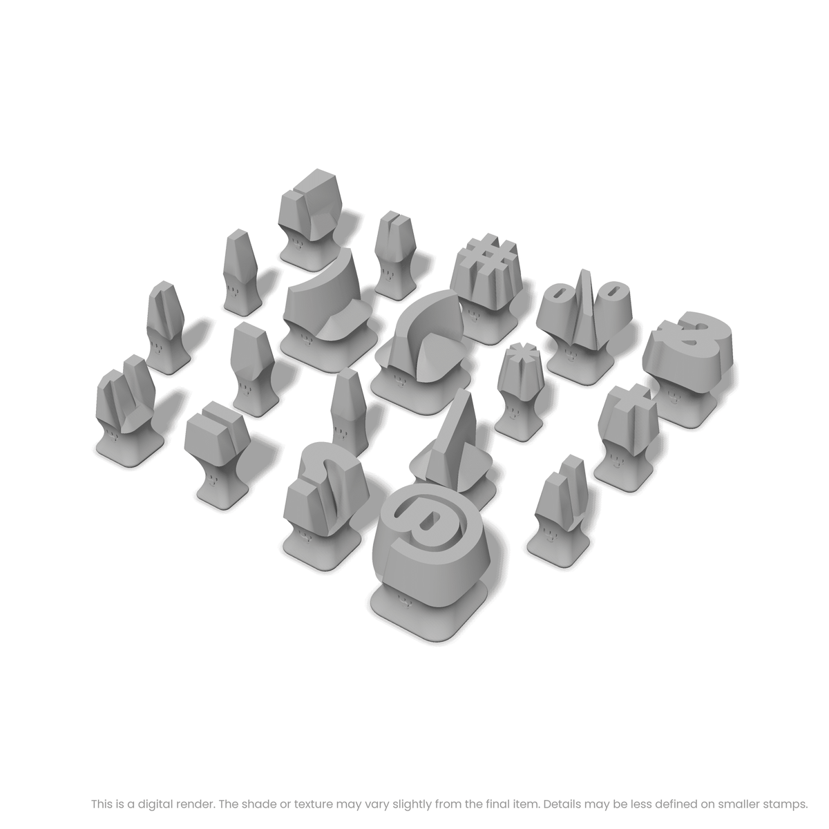 Alfa Slab One | Symbol Stamp Sets - Ceramind® Tools