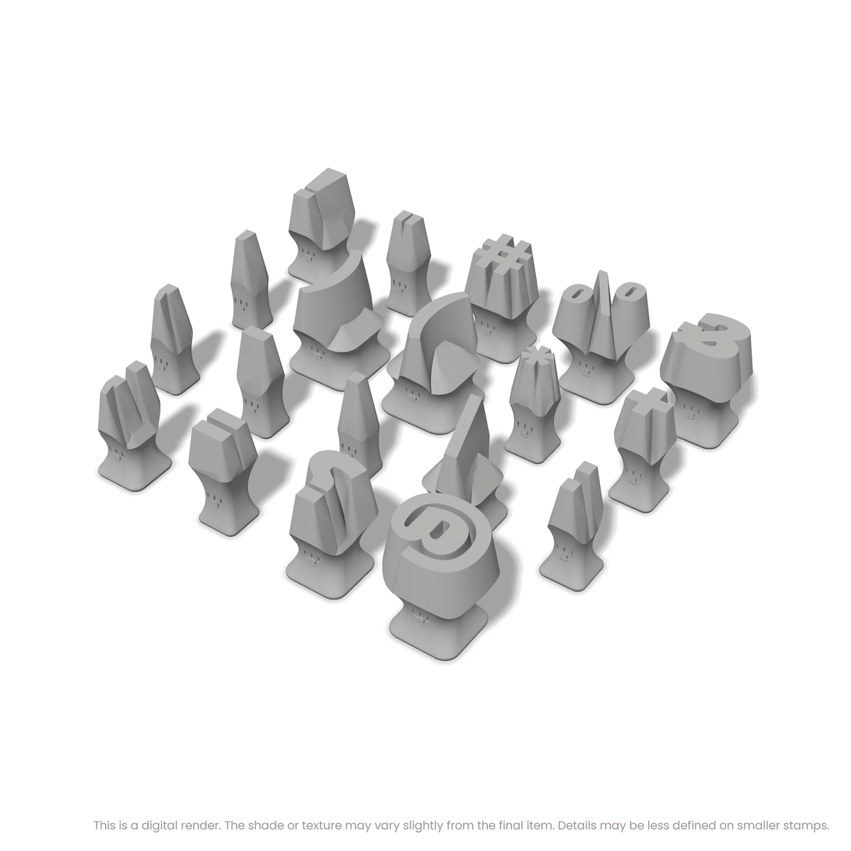 Alfa Slab One | Symbol Stamp Sets - Ceramind® Tools