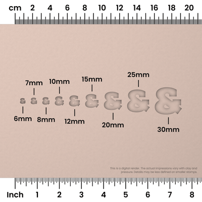 Alfa Slab One | Symbol Stamp Sets - Ceramind® Tools