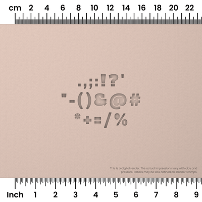 Alfa Slab One | Symbol Stamp Sets - Ceramind® Tools