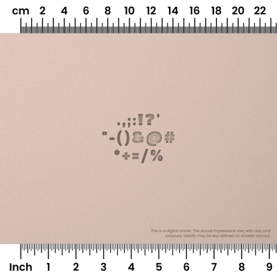 Alfa Slab One | Symbol Stamp Sets - Ceramind® Tools