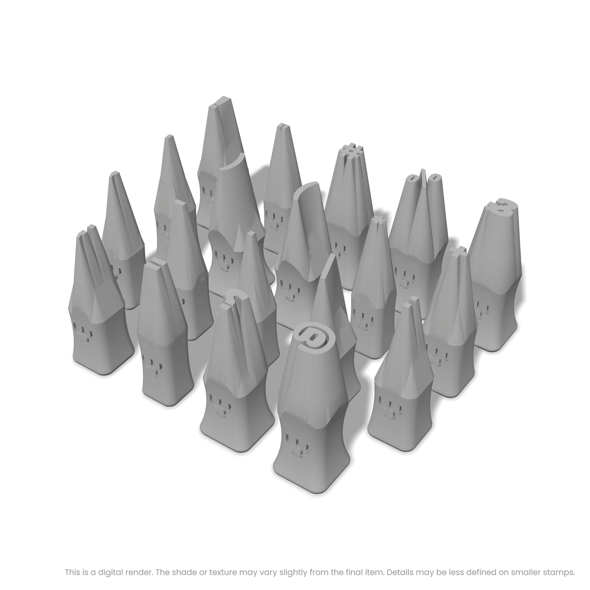 Alfa Slab One | Symbol Stamp Sets - Ceramind® Tools