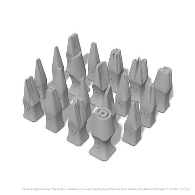 Alfa Slab One | Symbol Stamp Sets - Ceramind® Tools