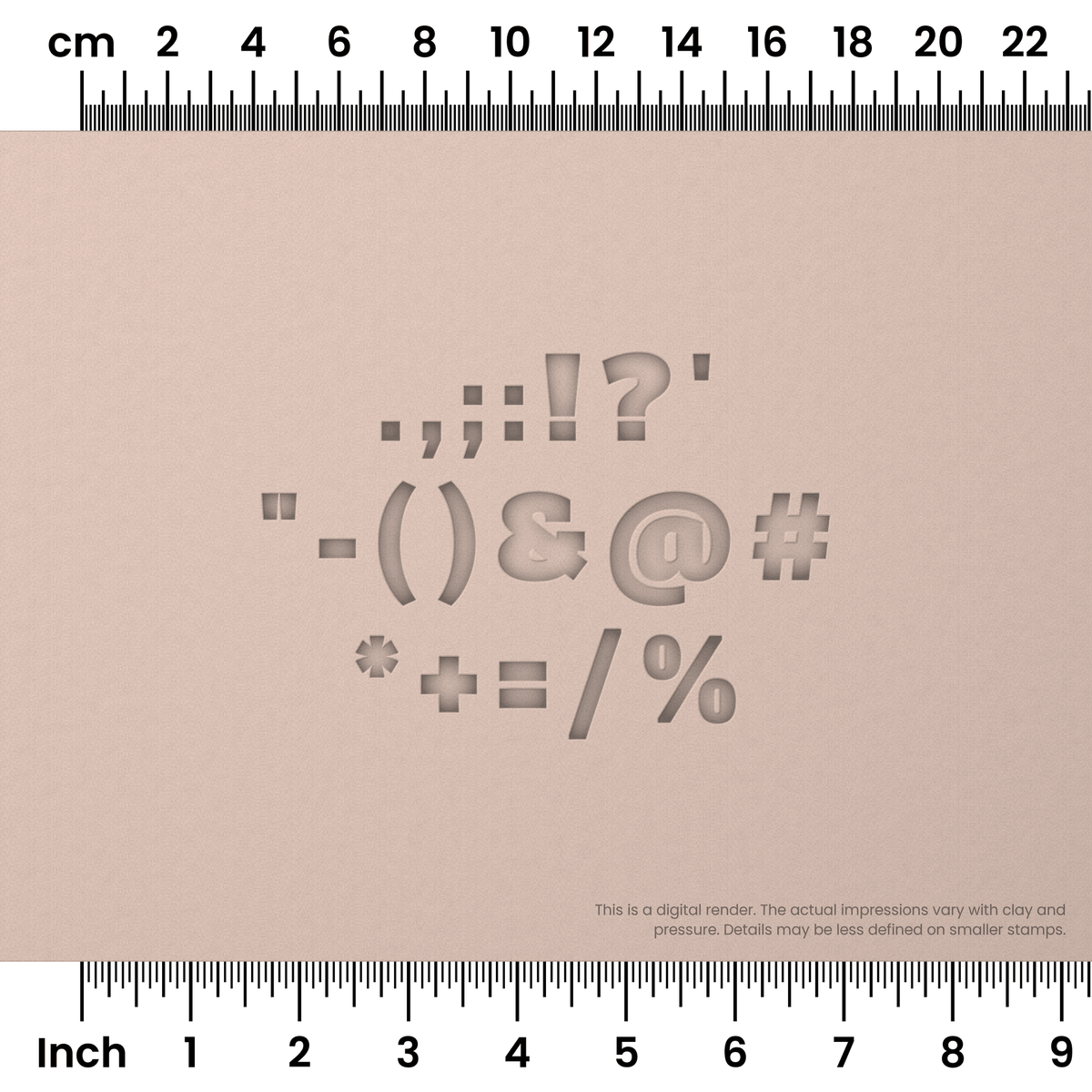 Alfa Slab One | Symbol Stamp Sets - Ceramind® Tools