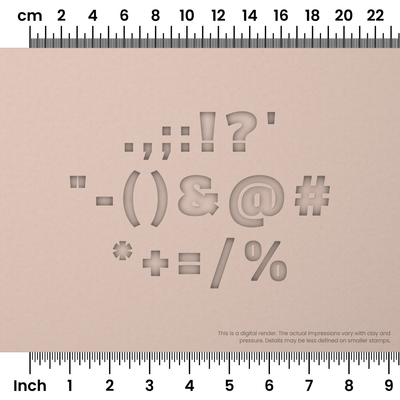 Alfa Slab One | Symbol Stamp Sets - Ceramind® Tools