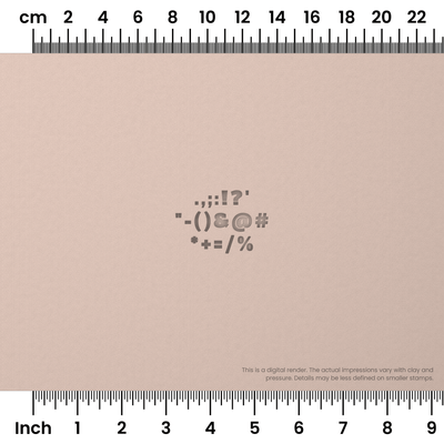 Alfa Slab One | Symbol Stamp Sets - Ceramind® Tools