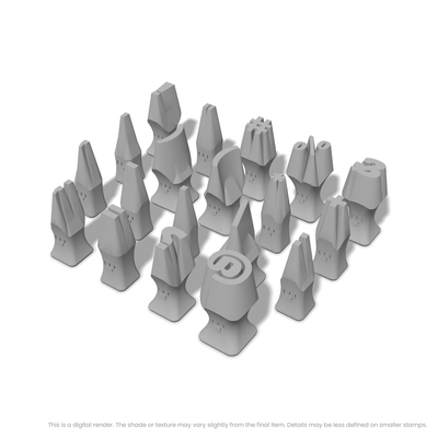 Alfa Slab One | Symbol Stamp Sets - Ceramind® Tools