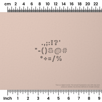 Alfa Slab One | Symbol Stamp Sets - Ceramind® Tools